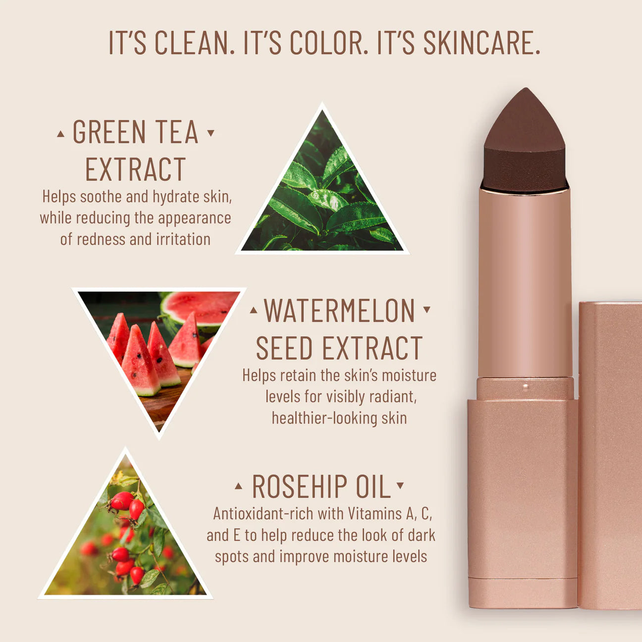 Seamless Cream Bronzer Stick + FREE Angled Sculpting Brush INCLUDED