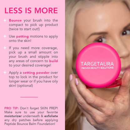 Peptide Plumping Balm Foundation + FREE Sculpting Brush