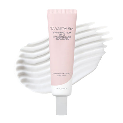 Targetaura Glow Dewy Hydrating Sunscreen SPF40+